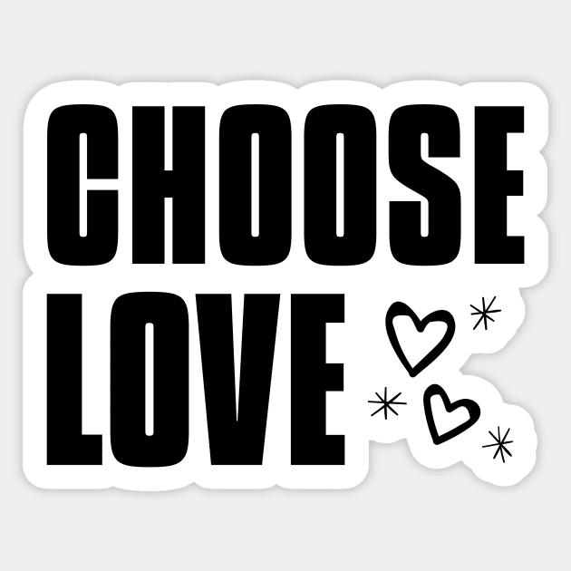 Choose Love Sticker by Jitesh Kundra